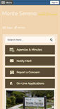 Mobile Screenshot of cityofmontesereno.org